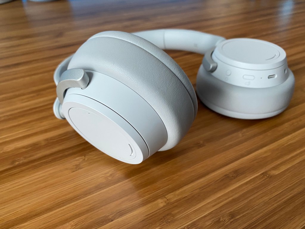 Angled view of Microsoft Surface Headphones 2