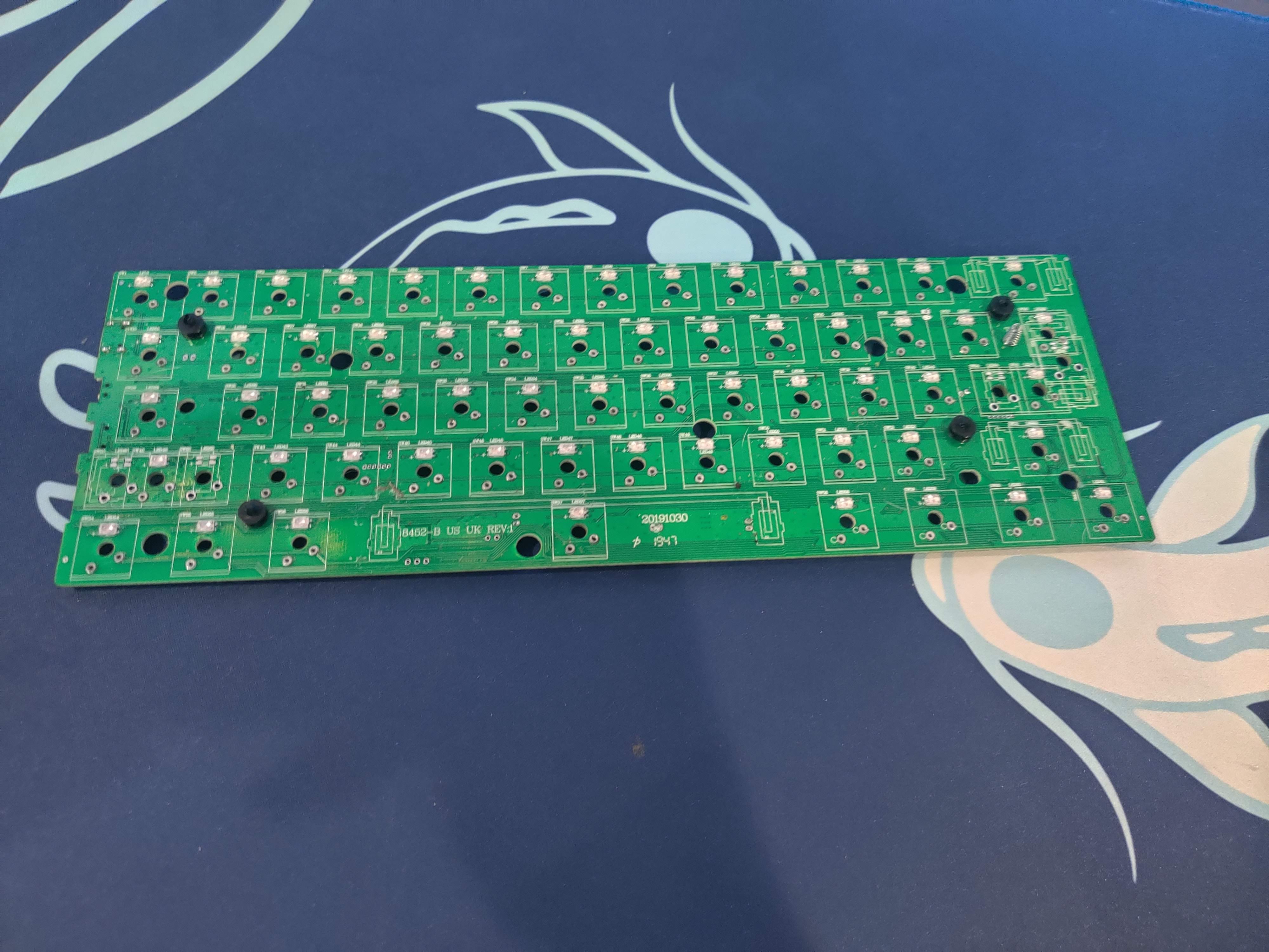 PCB of Redragon K530 keyboard