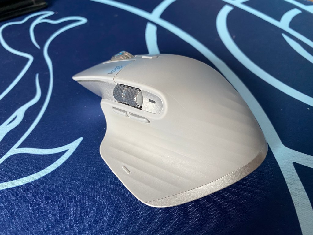Angled view of the Logitech MX Master 3