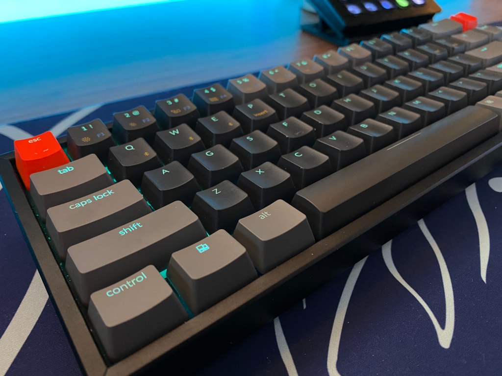 RGB lighting on Keychron K6 mechanical keyboard