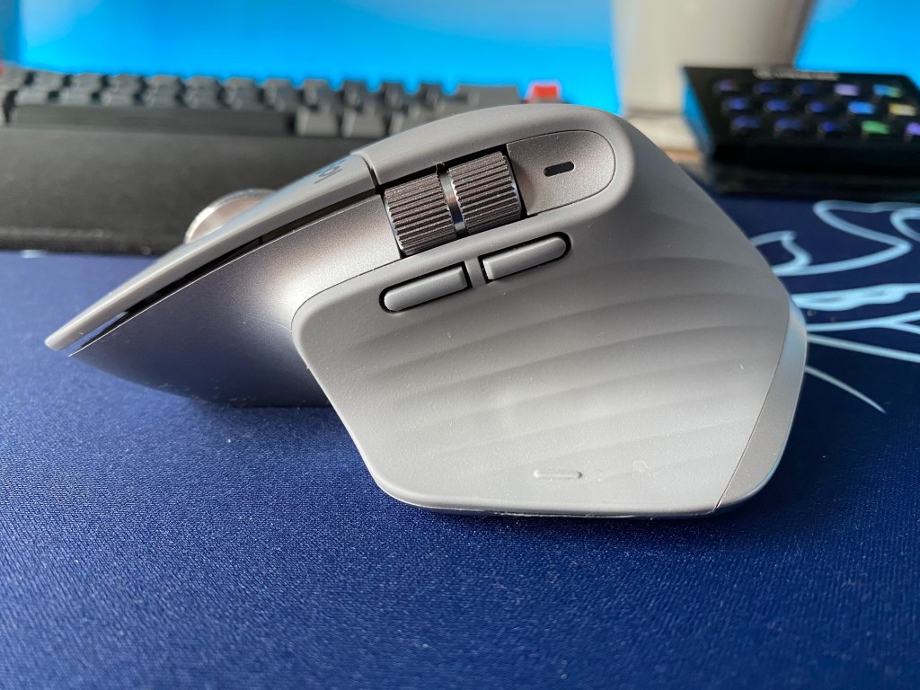 Side view of the Logitech MX Master 3