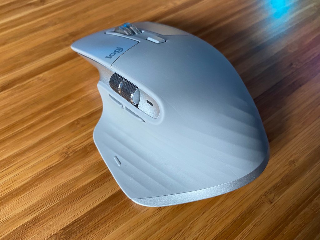 Angled view of Logitech MX Master 3