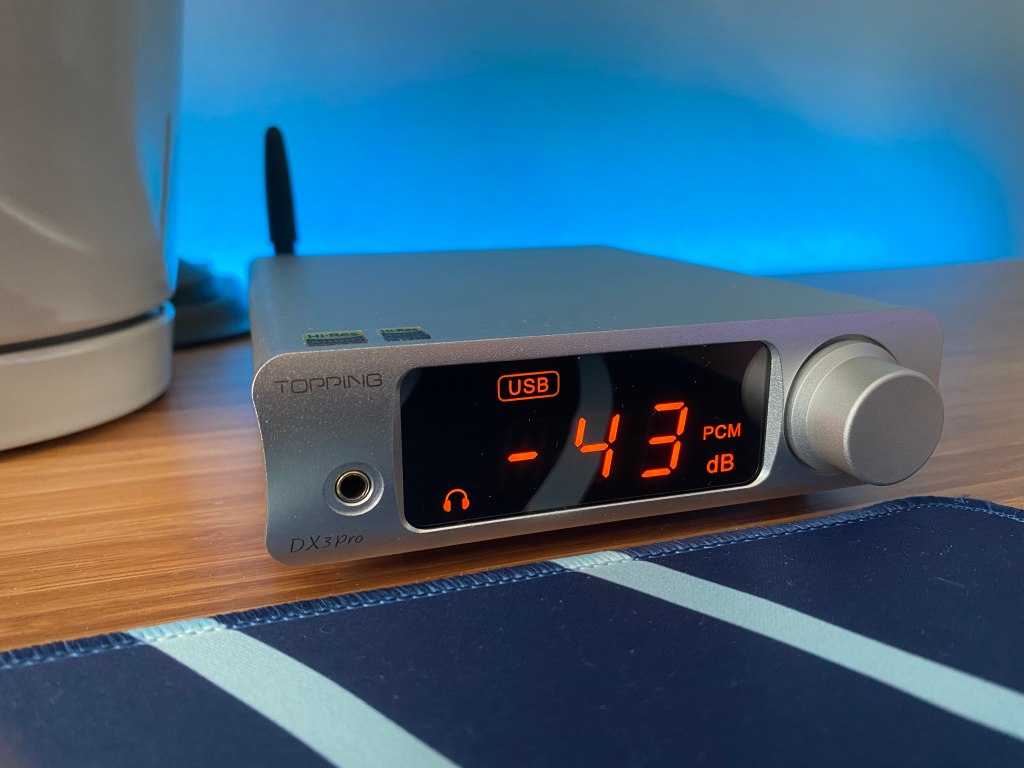 Topping DX3 Pro DAC and amp combo.