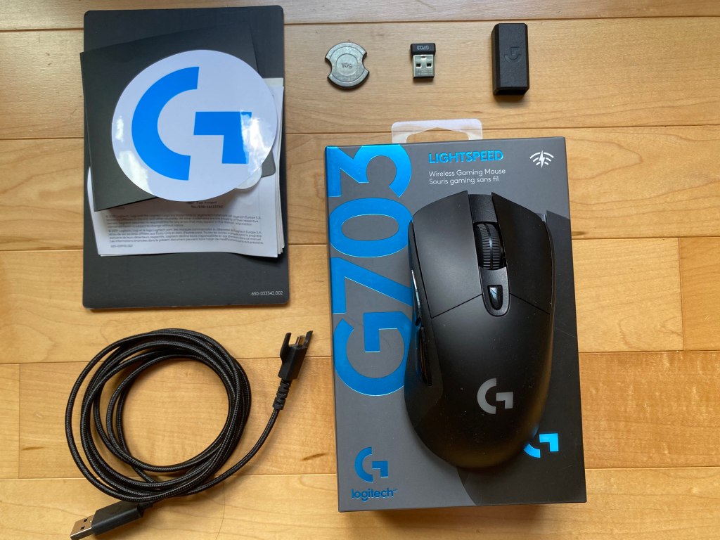 Logitech G703 unboxed