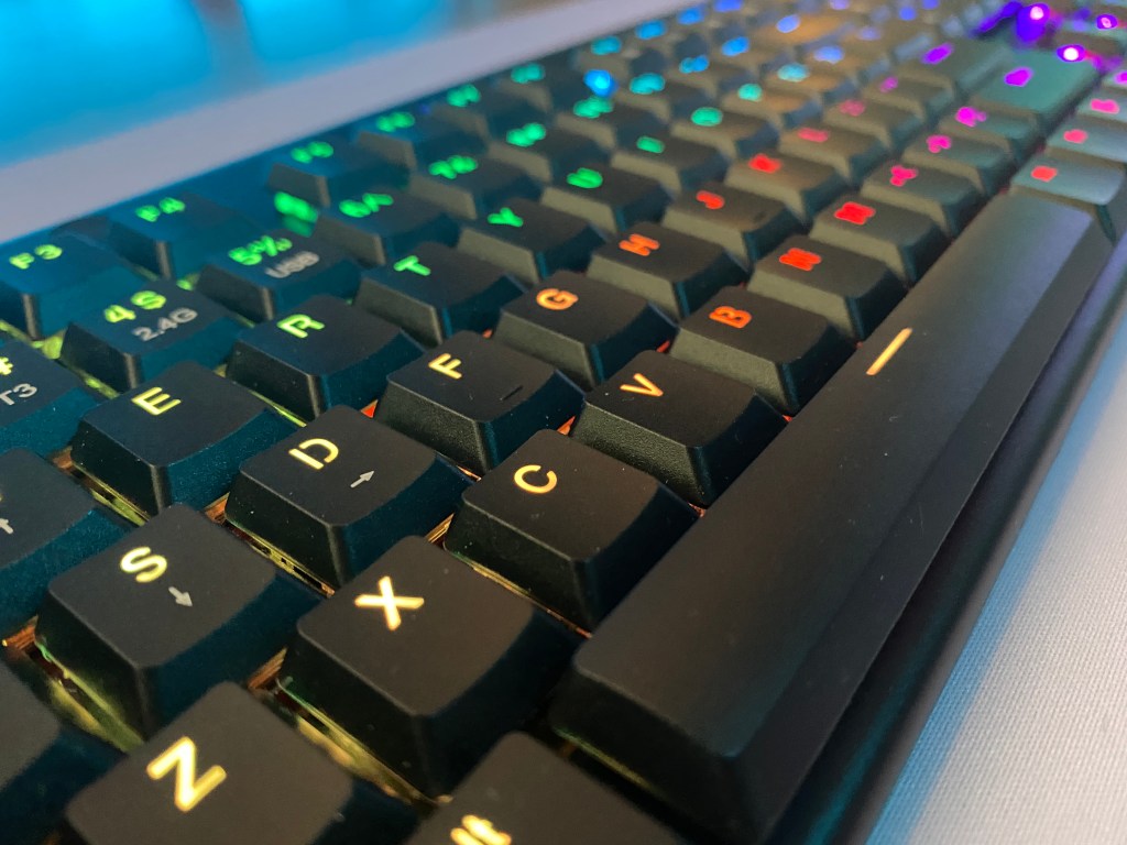 RGB on the Redragon Horus K618 mechanical keyboard