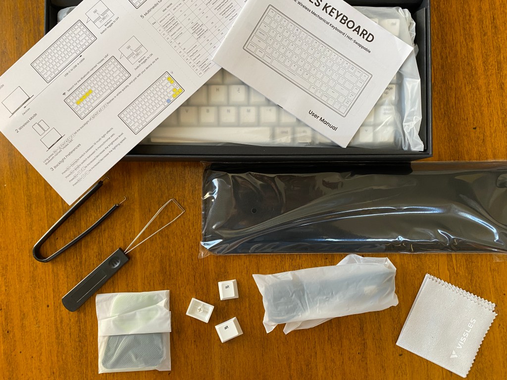 Unboxing of Vissles V84 mechanical keyboard